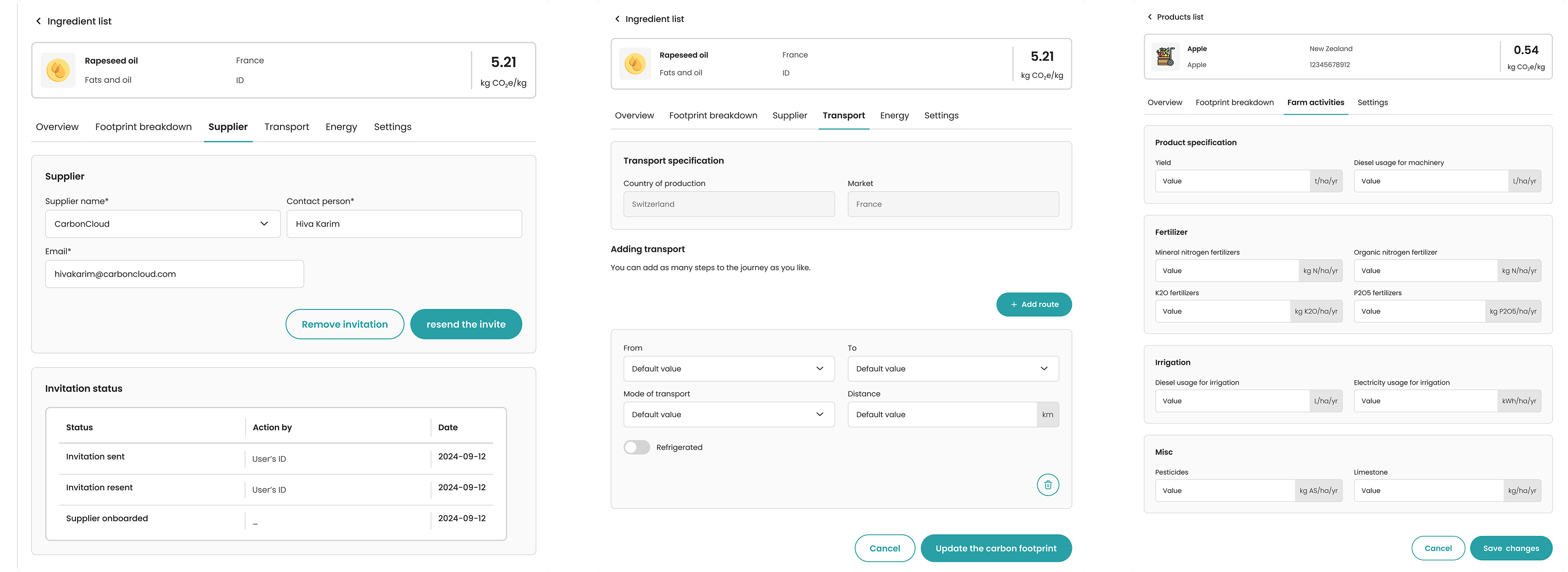 Structured data request